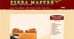 Desktop Screenshot of harlev.pizza-master.dk